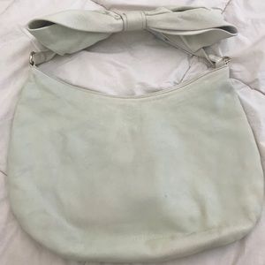 RED Valentino cream Bag With Bow Shoulder Strap